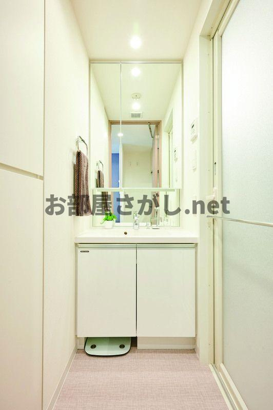 グランエール駒込 #豊島区 #駅チカ #築浅 #デザイナーズの洗面所