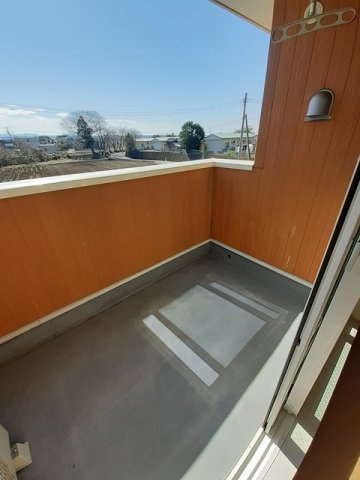 サンハピネスＡのバルコニー