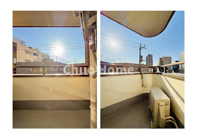 スカイウェイ立石のバルコニー|バルコニー×2