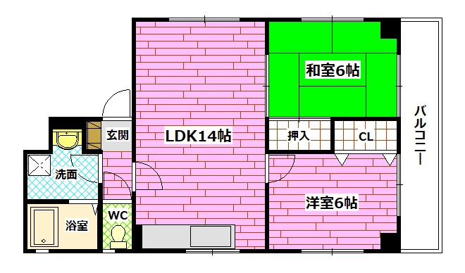アルバ府中の間取り