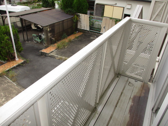 コンシエール西大和Bのバルコニー