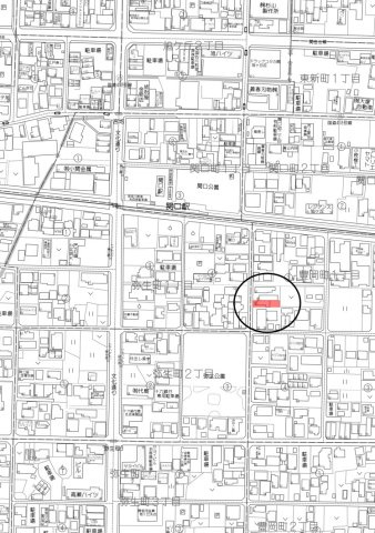 中古住宅　豊岡町1丁目の地図