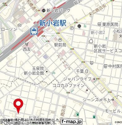 ＭＥＬＤＩＡ松島四丁目の地図