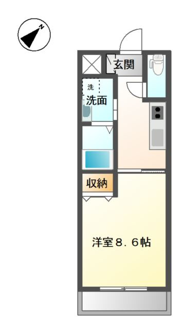 シャインキャッスルの間取り
