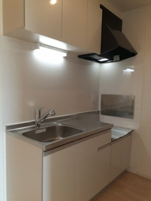 【キッチン】 | オリエンタルコートＢ | きれいなキッチンです