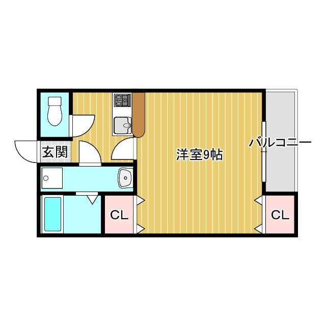 ウィングビュー鮎川の間取り