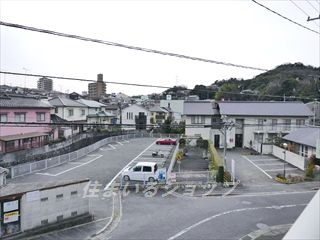 広島市安佐北区落合南２丁目のアパートの展望|募集のお部屋（202号室）からの眺望です！