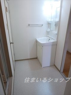 広島市安佐北区落合南２丁目のアパートの洗面所|洗面化粧台