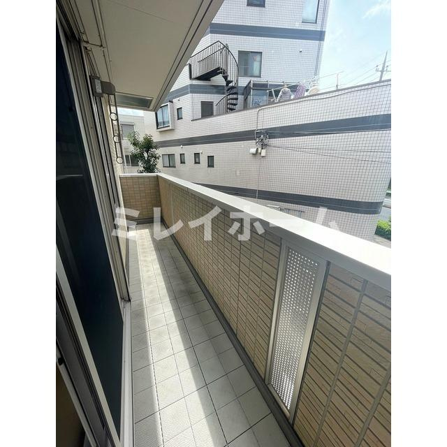 ラメゾネットヴェルトゥのバルコニー