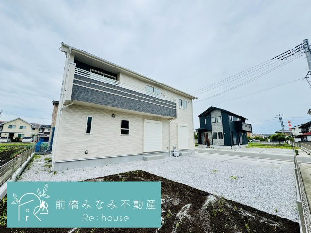 前橋市上新田町　３号棟(全５棟)　ブルーミングガーデン　新築建売分譲の外観|建物外観を気になさる方へ、見た目の良い物件です