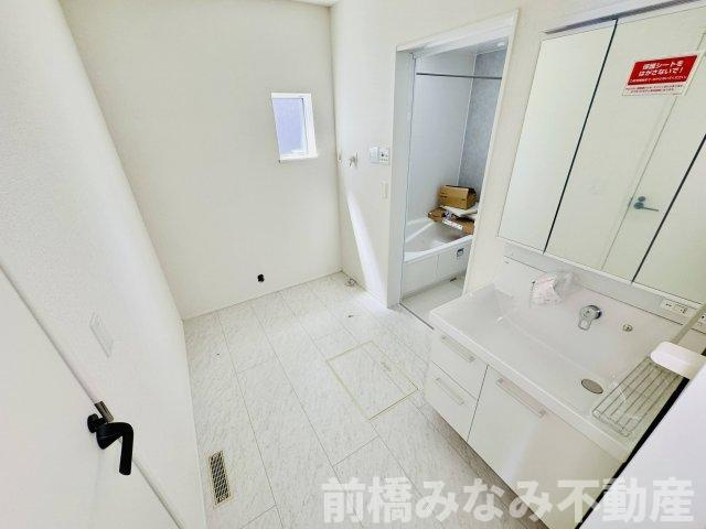 玉村町福島23-1期　２号棟(全１２区画)　リナージュ　新築建売分譲の独立洗面台|独立洗面化粧台付き