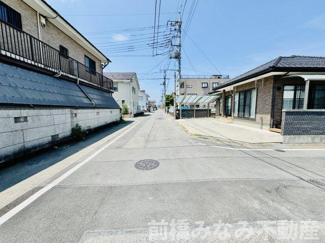 前橋市西片貝町1丁目　限定1棟　ハートフルタウン　新築建売の前面道路含む現地写真|前面道路含む現地写真です