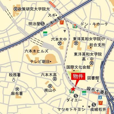 【地図】 | Ｒａｕｍ麻布十番