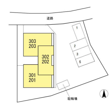 ラフィシアの区画図