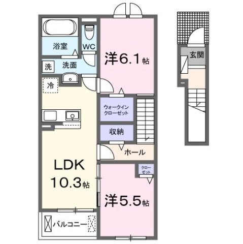 【間取り】 | グランドールⅡ