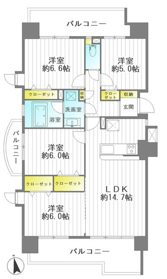 ダイアパレス萩野町