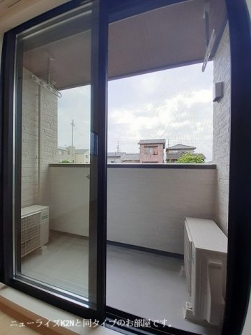 サク・ラ　ワンのバルコニー|外からの目が気にならないバルコニーで洗濯物が干せます