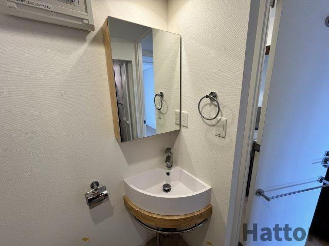 セレニテ江坂ルフレの独立洗面台