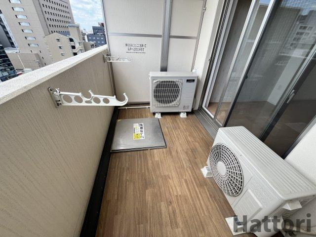 セレニテ江坂ルフレのバルコニー