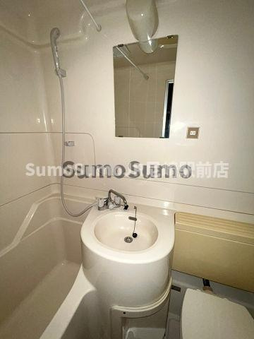 カサクレモナ東館の洗面所|スペースが確保できる洗面所です