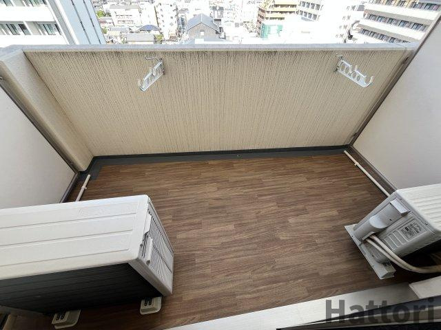 セレニテ江坂ルフレのバルコニー