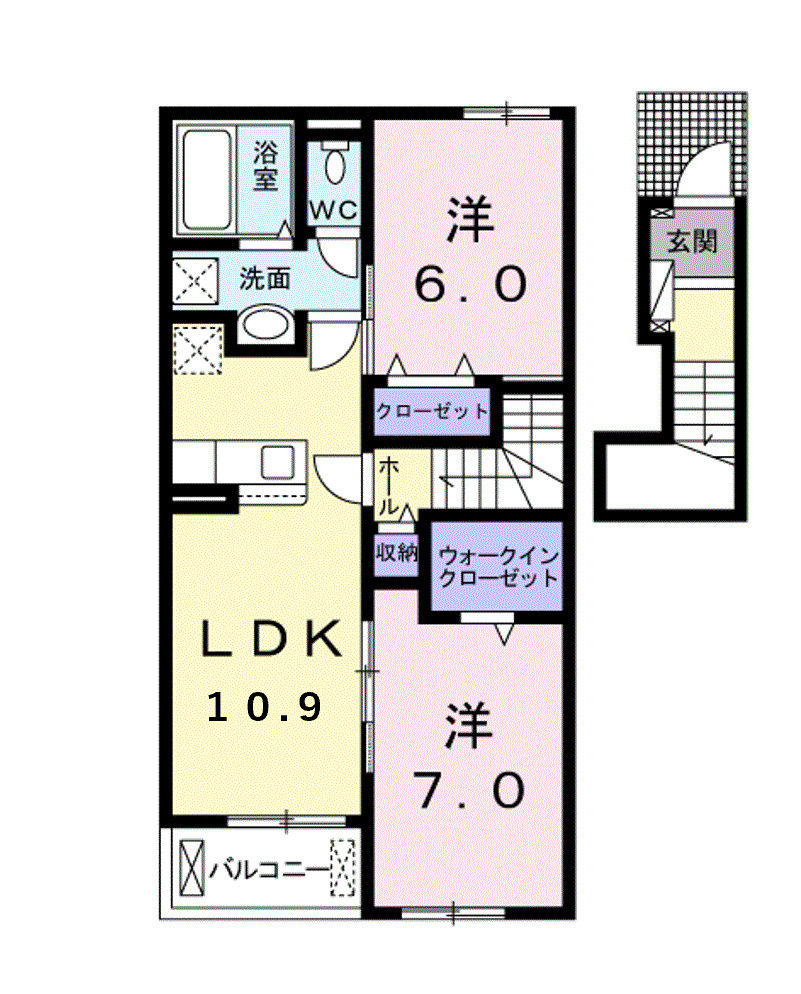 プラシード・カーサＲの間取り