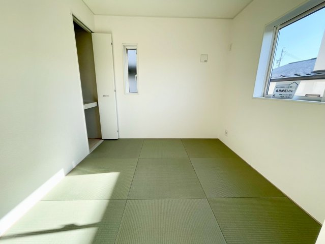 長野市稲里町中央第１の和室|和室はリビングに隣接しているのでお子様のお昼寝や客間として最適です♪