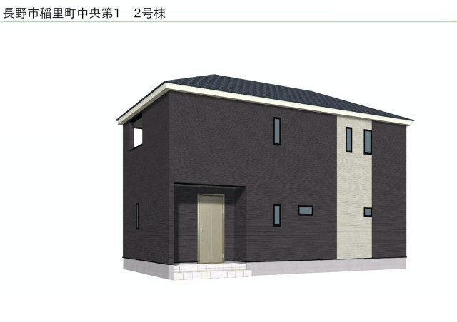 長野市稲里町中央第１の外観パース|２号棟