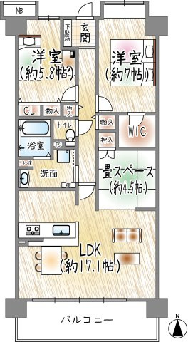 セルヴィオ３番館の間取り|間取り