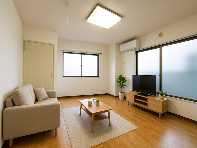 GS南生駒の居間・リビング|CGで家具等を配置したもので家具等は含まれません。