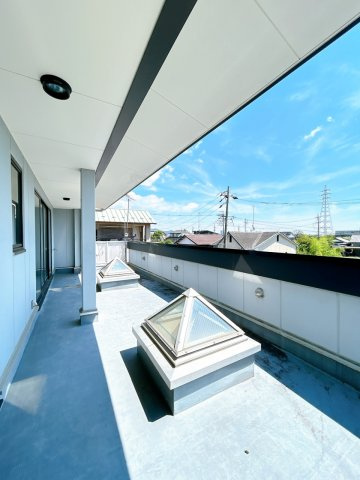 リフォーム中古戸建　岐阜市木田　平成9年築のバルコニー