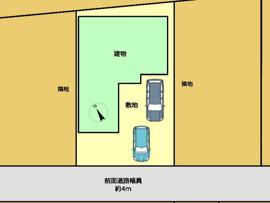 リフォーム中古戸建　岐阜市木田　平成9年築の区画図