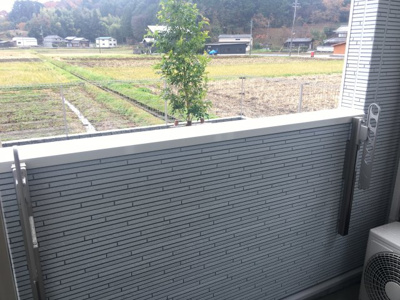 【バルコニー】 | プロローグ西吹 | のどかな田園風景が広がります