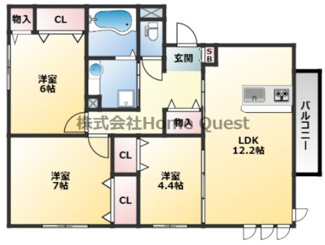 【間取り】 | Casa Calma