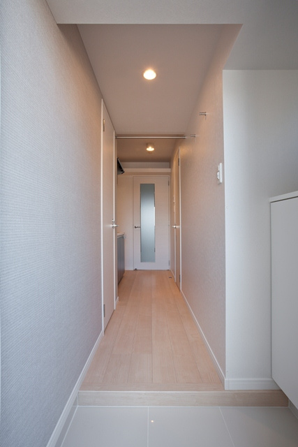 エンクレスト天神MERSⅡの玄関|明るい玄関です