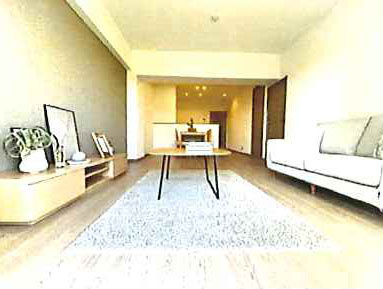 香枦園スカイハイツの居間・リビング