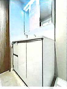 香枦園スカイハイツの独立洗面台