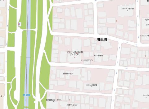 ワコーレ夙川公園ザ・テラスの地図