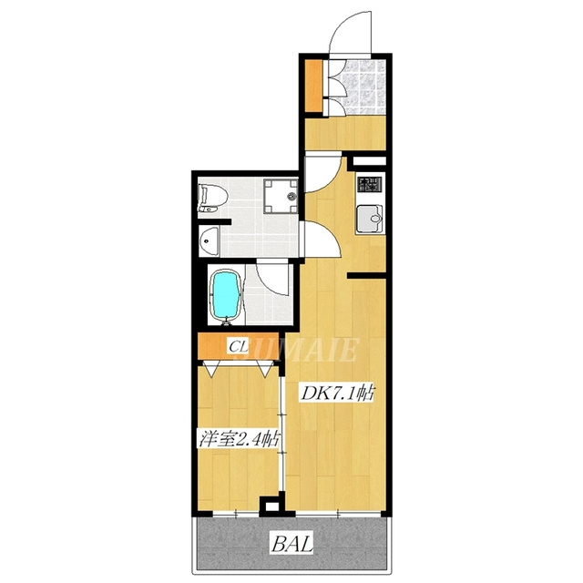 シーズンフラッツ中十条の間取り|北東向きのお部屋です☆