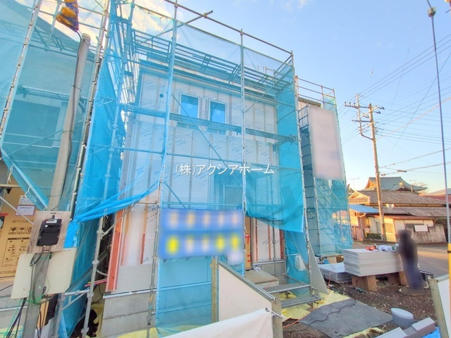 所沢市北野南1丁目・全4棟　新築一戸建　1号棟の区画図|現地写真（2025年12月16日撮影）