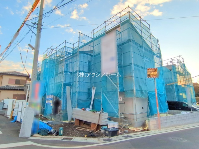 所沢市北野南1丁目・全4棟　新築一戸建　1号棟の外観|現地写真（2025年12月16日撮影）