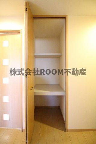 常楽舎ハイツの収納|専用の収納スペースです