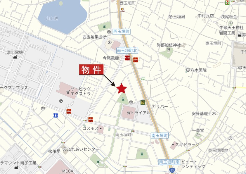 鈴鹿市南玉垣町の地図|広域Map