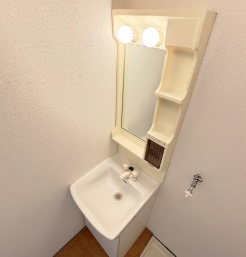 アローハイツの洗面所