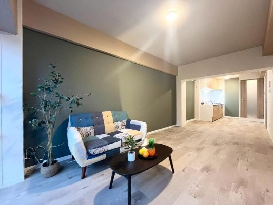 旭コーポＡ棟　4階の居間・リビング