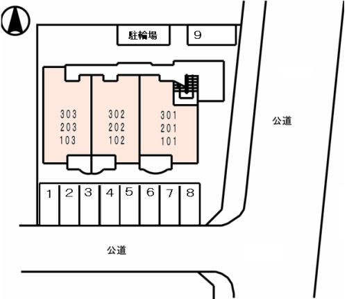 ラ・ビアージュの区画図
