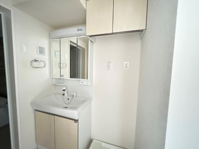 ボナール花崎Ｂの洗面所|洗髪洗面化粧台