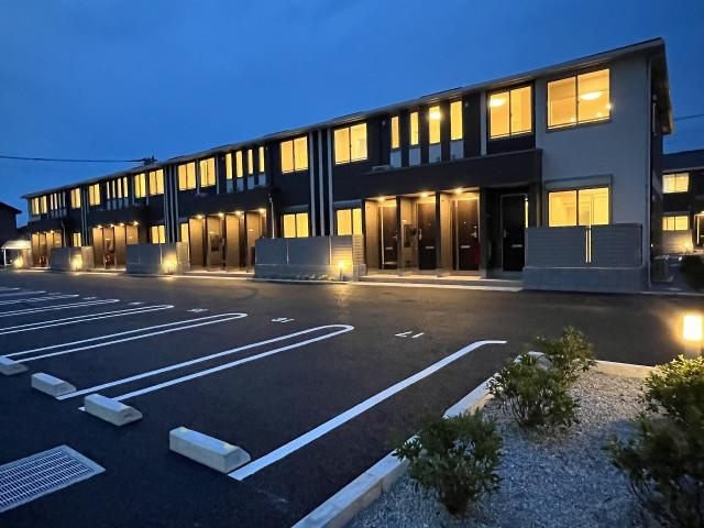 ボナール花崎Ｂの外観|外観写真（夜）