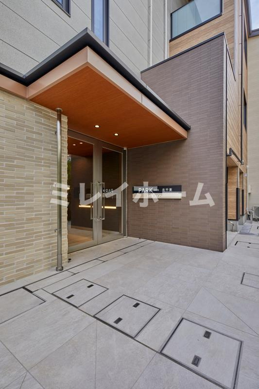 パークアクシス北千束MOCXIONのエントランス