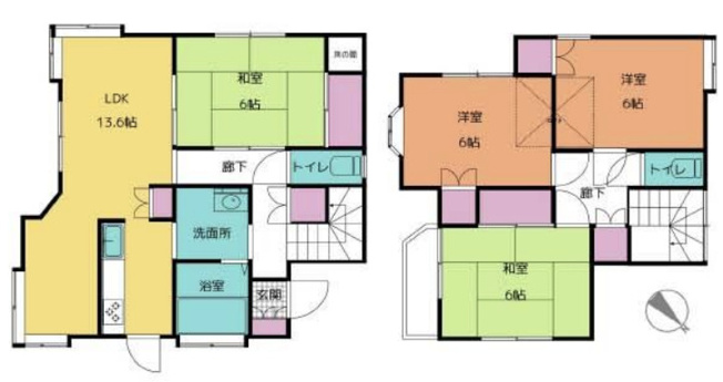 【間取り】 | 久喜市小右衛門　中古戸建
